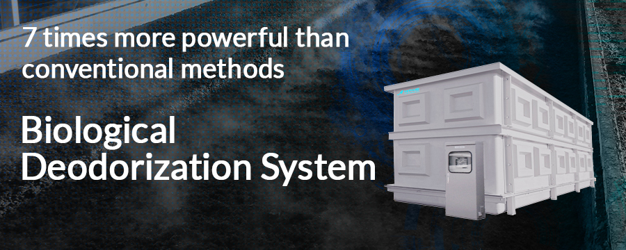 Odor control system using biological processes from MIRAIE.